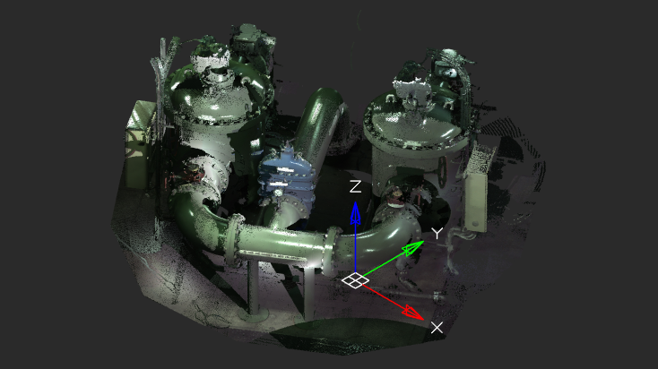 Nuvens de pontos 2D/3D